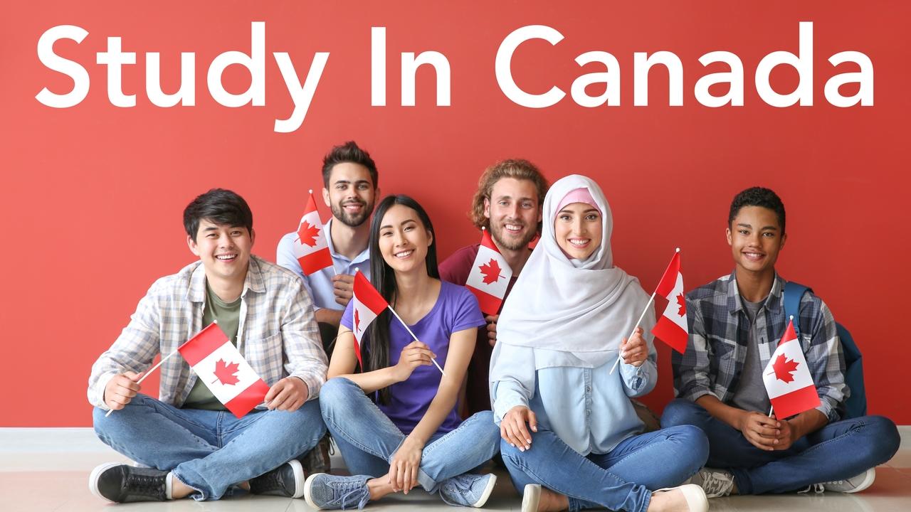 Students learning in Canada