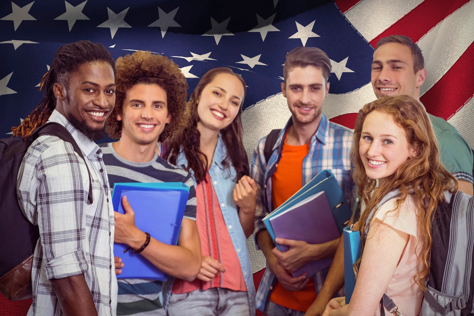 Students learning in the USA